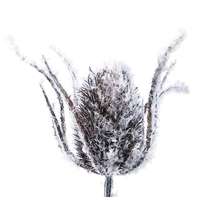 Distel mit Schnee, 74cm