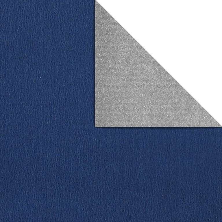 Bicolor 70cm/100m blau/silber