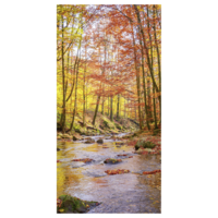 "Fabric Banner Stream Autumn 100 x 200 cm"