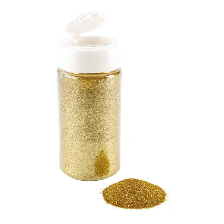 Glitter in shaker can,