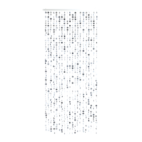 Curtain of small film discs,