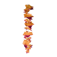 Maple leaf garland,