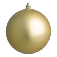 Christmas balls, gold matt,