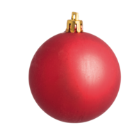 Christmas ball, red matt,
