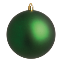 Christmas ball, green matt,