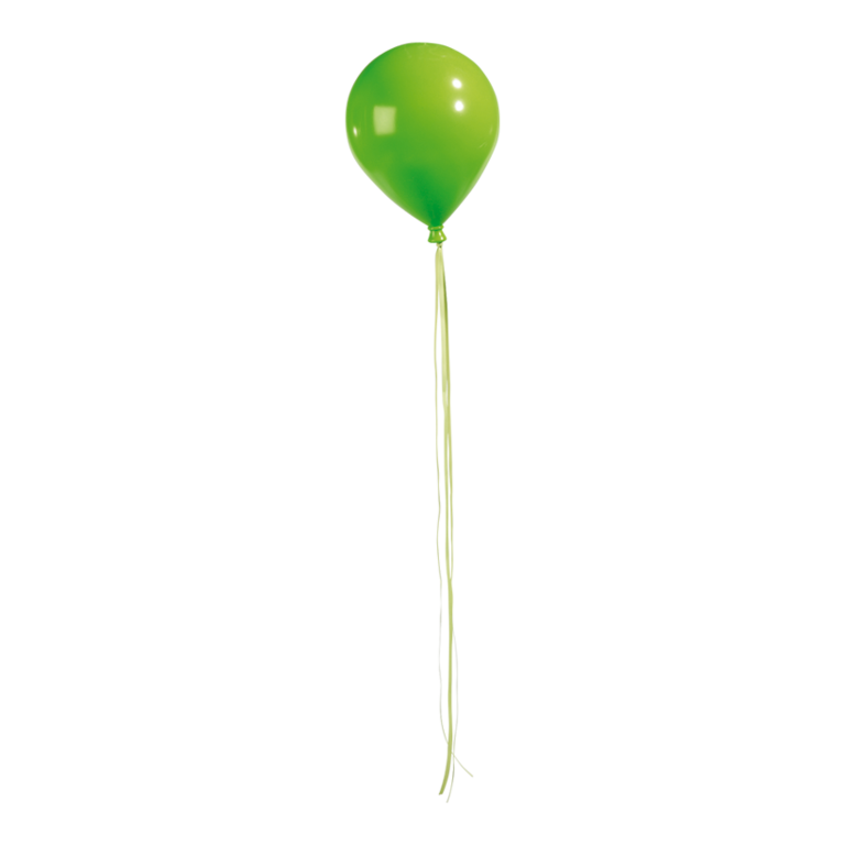 Balloon with hanger,