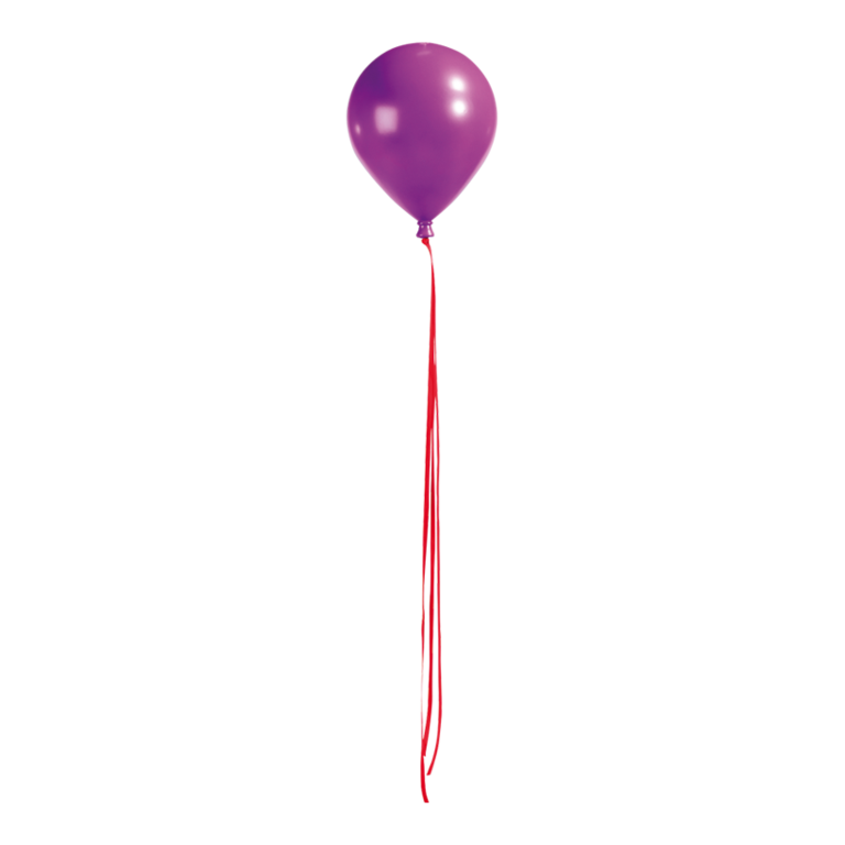 Balloon with hanger,