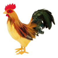 Rooster, standing,