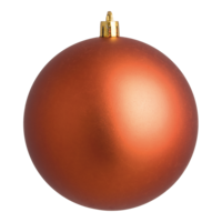 Christmas ball, copper matt,