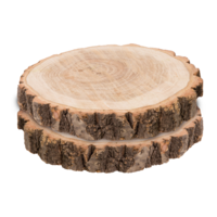 Wooden discs, 2 stuks 