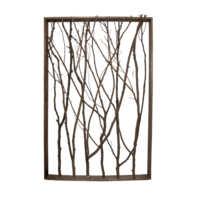 Frame with twigs,