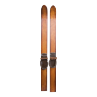Wooden ski,