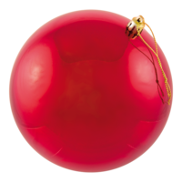 Christmas ball, red,