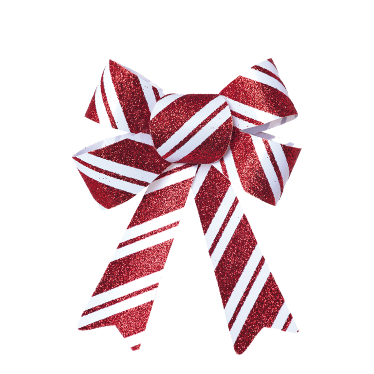 Bows with glitter,