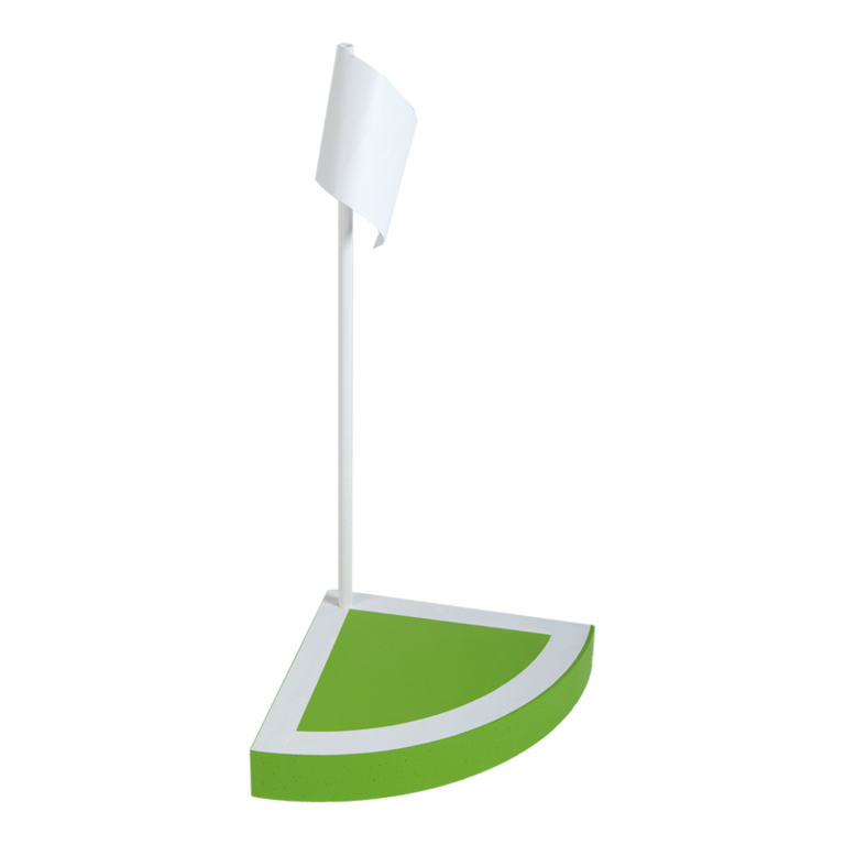 # Corner flag with base