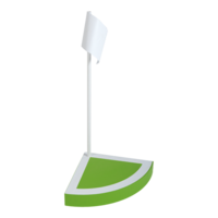 # Corner flag with base