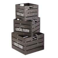 # Metal boxes,