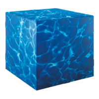 "# Motif cube ""water"","