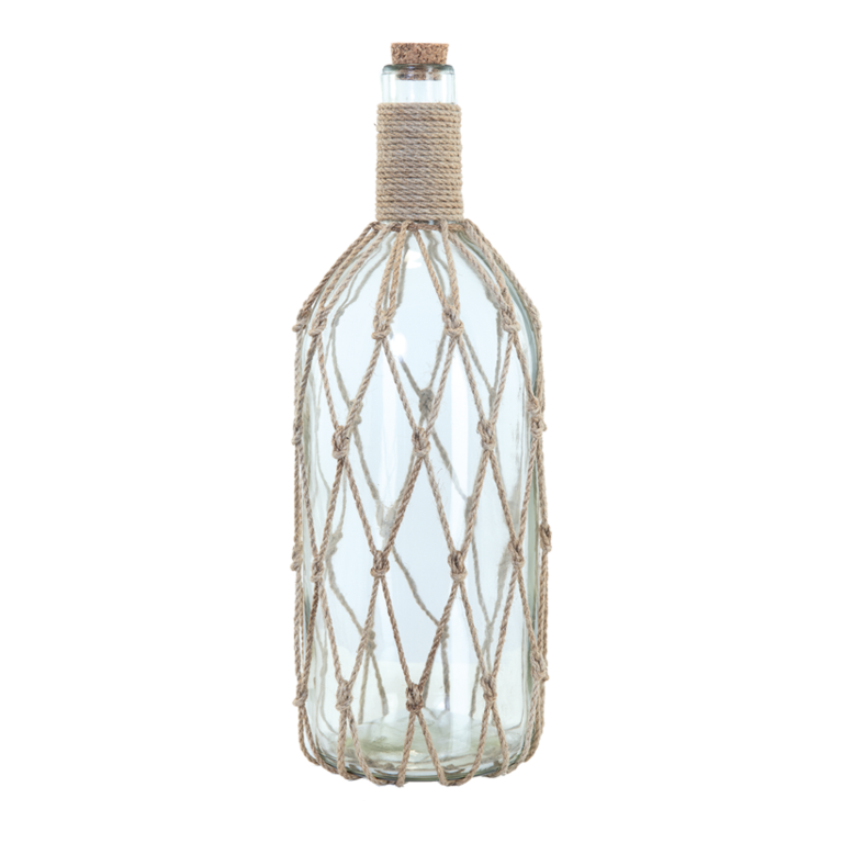 Bottle message with cork,
