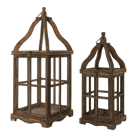 Wooden lanterns,