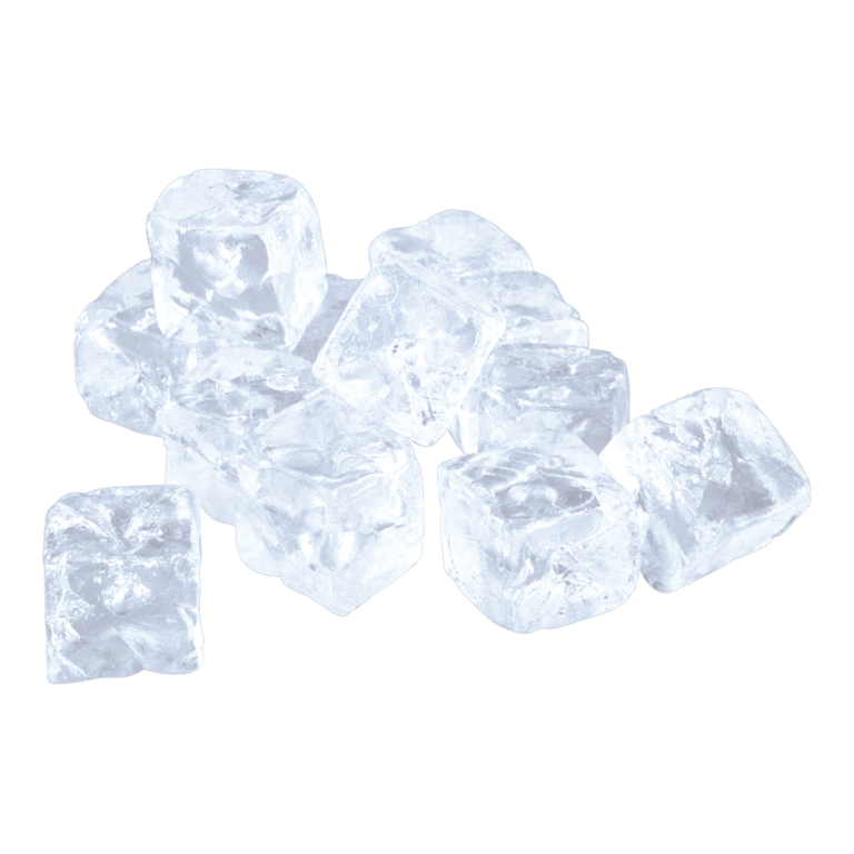 Ice cubes,