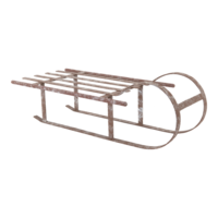 Metal sleigh,