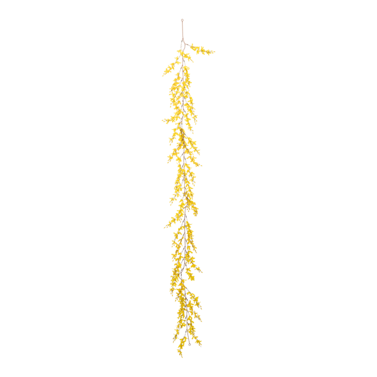 Forsythia garland,