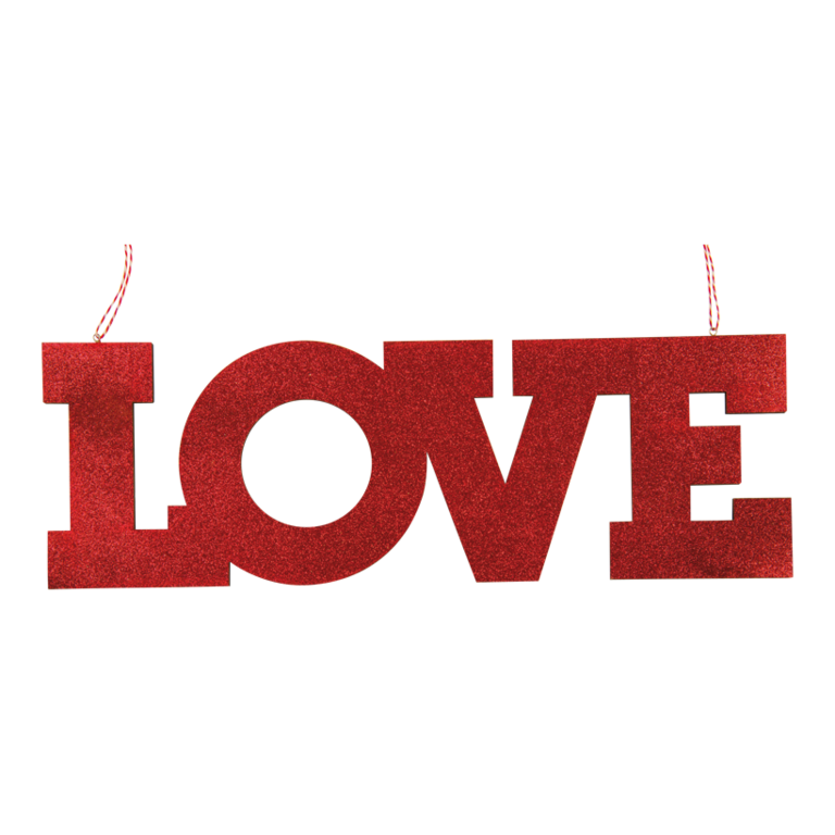 "Lettering ""LOVE"","