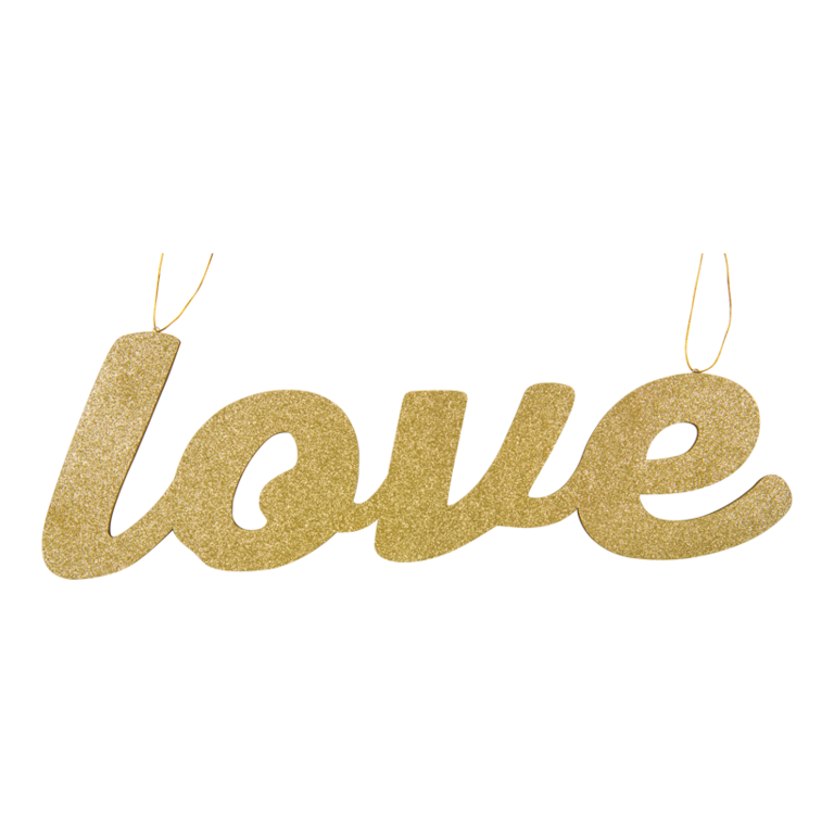"Lettering ""love"","