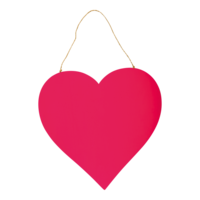 Heart, with hanger,