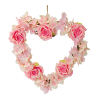 Wreath, heart-shaped,