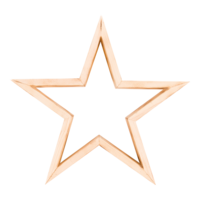 Wooden star,