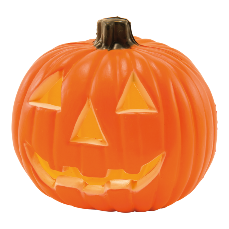 Pumpkin with face,