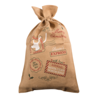 Jute gift bag,