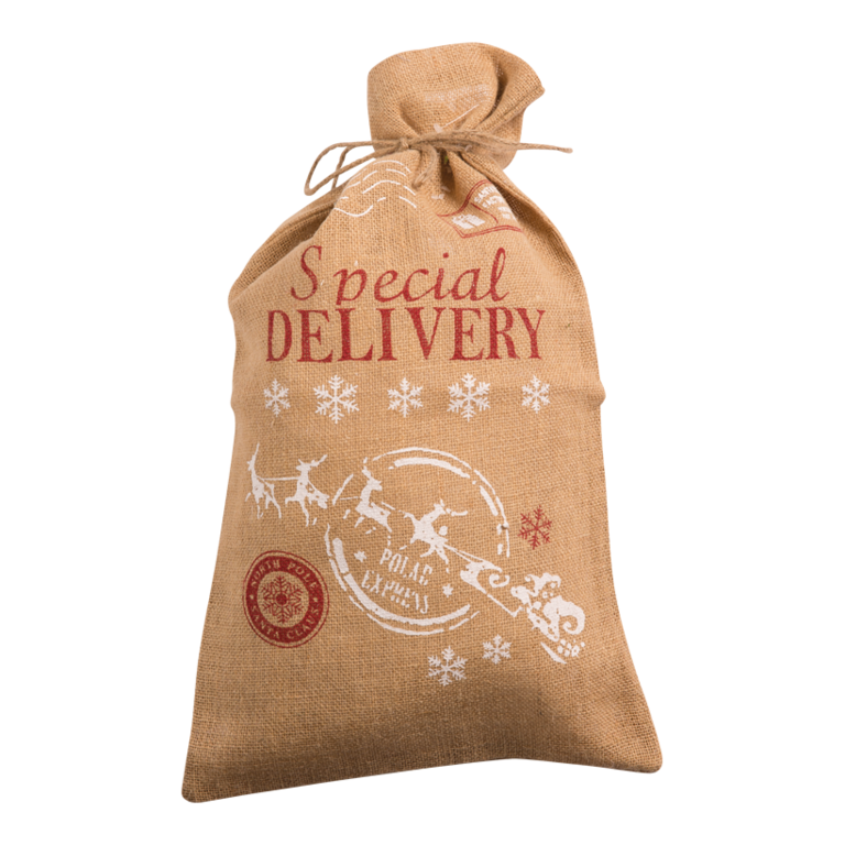 Jute gift bag,
