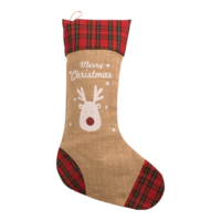 Jute Christmas sock,