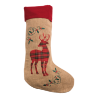 Jute Christmas sock,