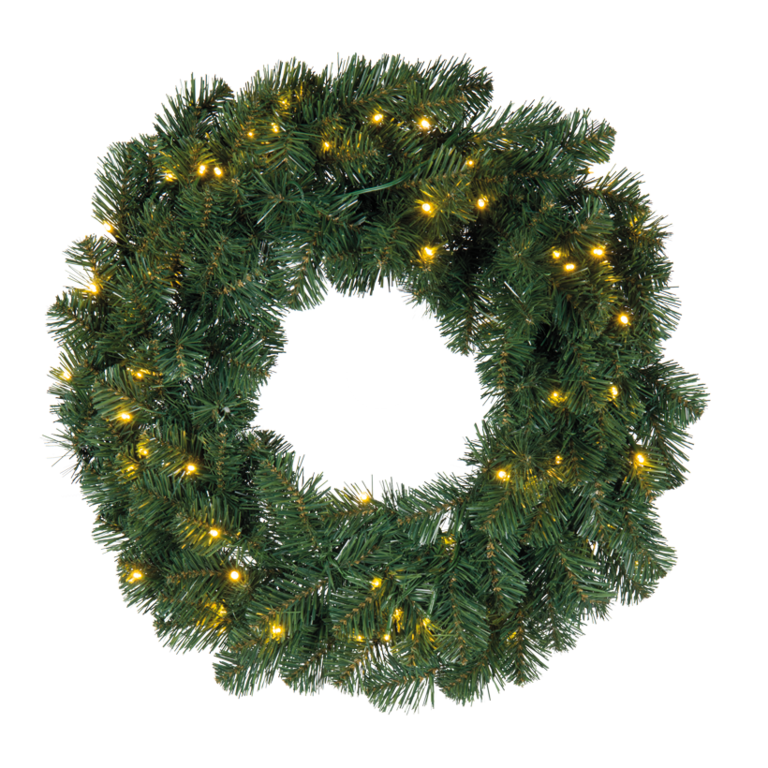 Noble fir wreath,