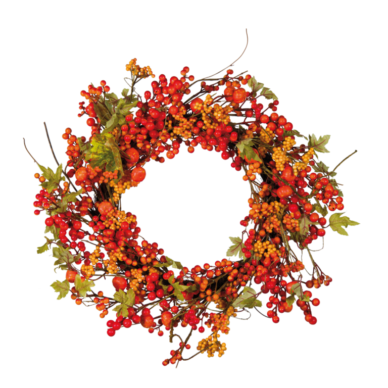 Wreath with berries,