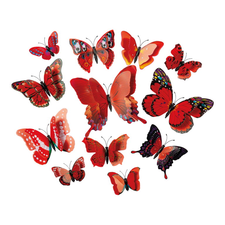 3D Butterflies,