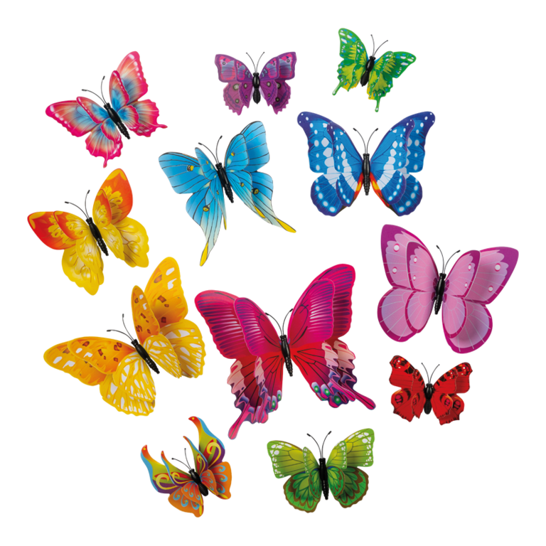 3D Butterflies,