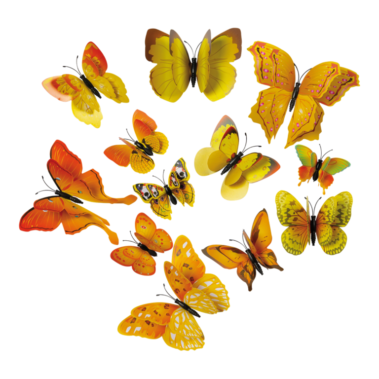 3D Butterflies,