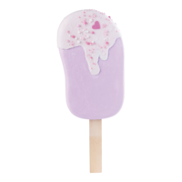 Ice cream with stick,