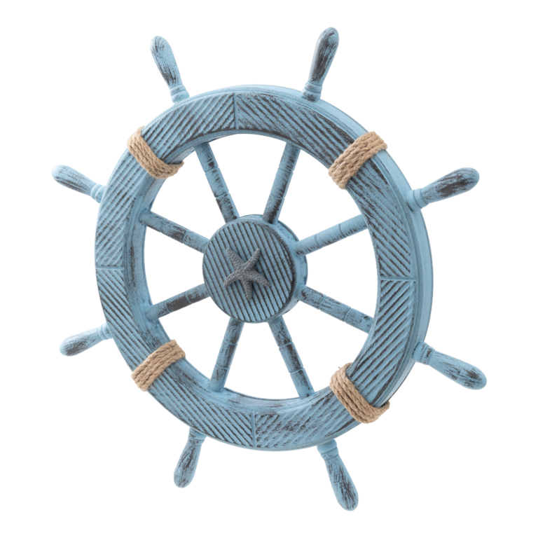 Steering wheel with rope,