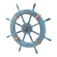 Steering wheel with rope,