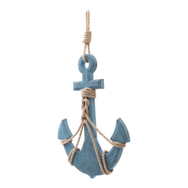 Anchor with rope,