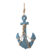 Anchor with rope,