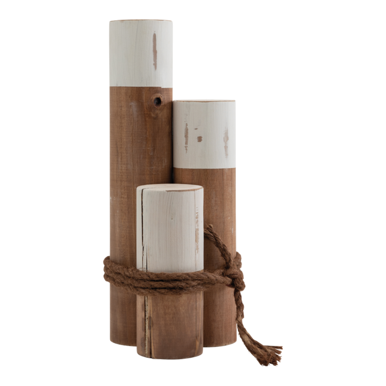 Bollards in set,