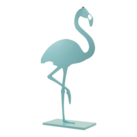 Flamingo on base plate,