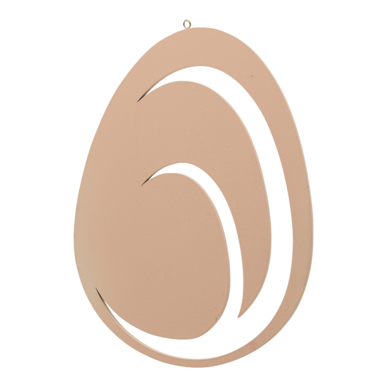 Egg with hanger,
